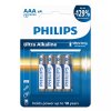 Baterie AAA 1.5V LR03 extra long Philips 4szt.