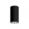 Spot, lampa natynkowa MILE BLACK, punktowa tuba czarna na GU10 do korytarza K-4404 Kaja Lighting