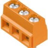 PCB terminal, 3 pole, pitch 5.08 mm, AWG 28-16, 15 A, screw connection, orange, 1912530000