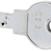 Key, MS3, (L x W x H) 48 x 22 x 3 mm, for M22, 111766
