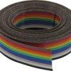 Flat Ribbon Cable,1.27mm,10x0.08mm²,Unsh