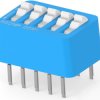DIP switche, Off-On, 5 pole, straight, 1 A/40 VDC, 3-5435640-6