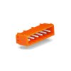 WAGO 231-540/001-000 MCS MIDI 10 Pole 12A 5.08mm Closed Horiz PCB Header Orange