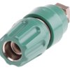 Gniazdo montażowe, rodzaj Żeński, Zielony, 63A, 30 V ac, 60V dc
