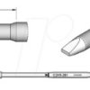 C245261 C245 soldering tip, chisel-shaped, C245261/3.0 x 1.0 mm, straigh