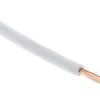 Przewód montażowy 0,75 mm2 Biały RS PRO Poliolefina usieciowana EI5 22 AWG 500 V dł. 100m 22/1.0 mm +90°C Euroclass Eca