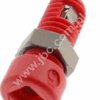 MBI 1 RT Gniazdko izolowane 2mm, mont.M5, lutowane, 6A, czerwone, Hirschmann, odpowiednie do wtyków MST 3 i przewodów MVL 2, 930
