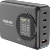 VOLTCRAFT UC-4C1A240W01 Ładowarka USB 240 W 4x USB-C®, 1x USB-A Power Delivery 3.0 czarny GaN, USB Power Delivery (USB-P
