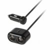 Rozgałęziacz zapalniczki na 2 gniazda - kabel 1m