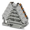 Kostka zaciskowa na szynie DIN Phoenix Contact 14 → 26AWGWciskane PTRV 4-PV /BK 17.5A 250 V