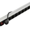 Listwa Zasilająca Rack 19 Cali 1U 9 Gniazd Z Wyłącznikiem Neku /1,8M/