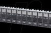 130920-BK-E 19 inch module rack, 1RU, 24 port, black, unassembled, shielded
