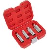 Sealey AK6556 Spark Plug Socket Set 4pc 3/8"Sq Drive