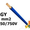 Przewód LGY 6,0 mm2 c.niebieski (450/750V) jednożyłowy linka H07V-K (krążki 100m) 5907702814063 ELEKTROKABEL