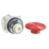 Przycisk grzybkowy, Harmony 9001K, Ø57 czerwony 2 pozycyjny metalowy samoczynny powrót 1NC, 9001KR5RH6