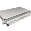 Przełącznica światłowodowa 24xSC duplex 19 1U z płytą czołową, wysuwalna FOP-1U-24SCD-S