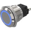 Signal light, 24 V (AC), 24 V (DC), 250 V, blue, Mounting Ø 19 mm, 82-10-003403