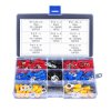 200pcs Round Crimped Terminal Connector Kit - 22-10 AWG