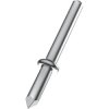Solder pin for 1.0 mm diameter hole, 10 mm long, tin-plated brass, 013.14.105