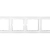 Berker B.Kwadrat Ramka Poczwórna Śnieżnobiała 5310148989