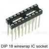 IC Socket 18 pin DIL (wirewrap) - Harwin