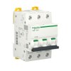 Wyłącznik nadprądowy MCB, Typ K, 3-biegunowy, 3A, 440V, 180V, Schneider Electric, A9F