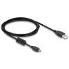 Delock 82208 USB cable USB-Mini-B plug, USB-A plug 1.50 m