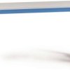 Manuflex LU6063.5012 ESD Stół roboczy ESD UNIWERSALNY, montowany na blacie gumowym, szer. X gł. X wys. = 1500 x 1000 x 7