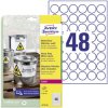 Avery-Zweckform L4716-20 Weatherproof Labels Ø 30mm White Polyester 960 pcs