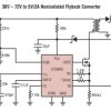 Adjustable Frequency Current Mode Flyback DC/DC Controller