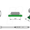 C245305 C245 SMD desoldering tip, C245305/9.6 x 12 mm, for dual-in-line