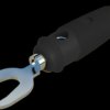 Laboratory cable lug with cross hole, cable lug 4-7 mm to screw connection, black, CAT O, 930584100