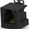 Socket, RJ9/RJ10/RJ22, 4 pole, 4P4C, Cat 3, solder connection, SMD, 1-338084-6
