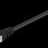 95488 Cat.6 S/FTP PiMF patch cable, CCA, black, 10,0 m
