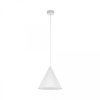Lampa wisząca z białym kloszem-stożkiem o średnicy 25cm CONO 10008 TK Lighting