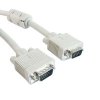 KAB105.F03WW Kabel VGA (sygnałowy 15 pin) 3mb biały [wtyk-wtyk] + filtr