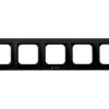 IMPRESJA METALIK Ramka 5 pięciokrotna do wyłączników IP44 czarny metalik RH-5Y/33 OSPEL