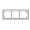 DECO Ramka 3 potrójna uniwersalna z tworzywa DECO Pastel Matt lodowy błękit 47DR-3 KARLIK