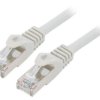 Patch cord S/FTP, Cat 6a, RJ45 wtyk z obu stron, linka, Cu, 20m PP6A-LSZHCU-20M