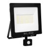 Lampa halogen LED 100W 8000lm b.neutral + czujnik ruchu PIR / 71-563