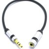 Adapter Mikrofon Wtyk Jack 3.5 TRS - Gniazdo TRRS
