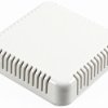 ABS miniature enclosure, ventilated, (L x W x H) 80 x 80 x 20 mm, white, IP30, 1551V4WH