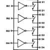 60 Ohm, Quad SPST Switch