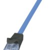 kabel LAN LogiLink CPP030, 1 szt., RJ45, CAT 6a, U/UTP, 30 m, niebieski