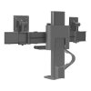 Ergotron 45-631-224 TRACE Dual Monitor Desk Mount 27" Side-by-Side Matte Black