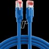 K8054.025 Patch cable, Cat.6a, S/FTP LSZH, Draka, 0.25 m, blue