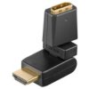 Adapter Hdmi™ 360, Pozłacany - Zużycie Jednostka 1 Szt. W Blistrze