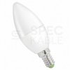 Żarówka LED E14 230V 6W 560lm 6000K świecowa prosta barwa CW biała zimna SPECTRUM LED