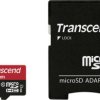 Karta microSDHC Transcend 16 GB Premium Class 10 UHS-1 wraz z adapterem SD