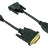 15CM DVI-D DUAL LINK (M) - HDMI (F) BLAC
